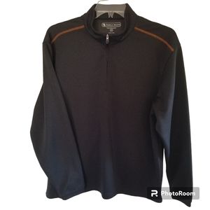 Men's Pebble Beach performance 3/4 zip pullover, sz LG Made in Jordan
